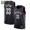 Dres Brooklyn Nets Nic Claxton Nike 2025-26 City Edition Crno Swingman - Dječji